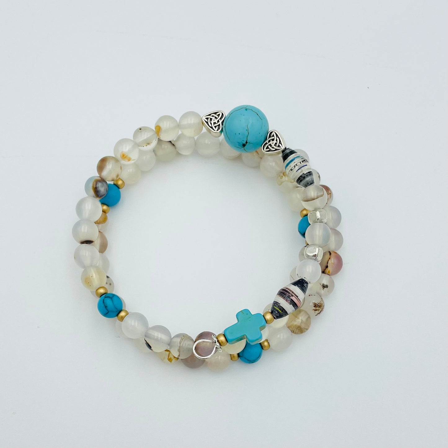 Wire Wrap Handmade Rosary Bracelet